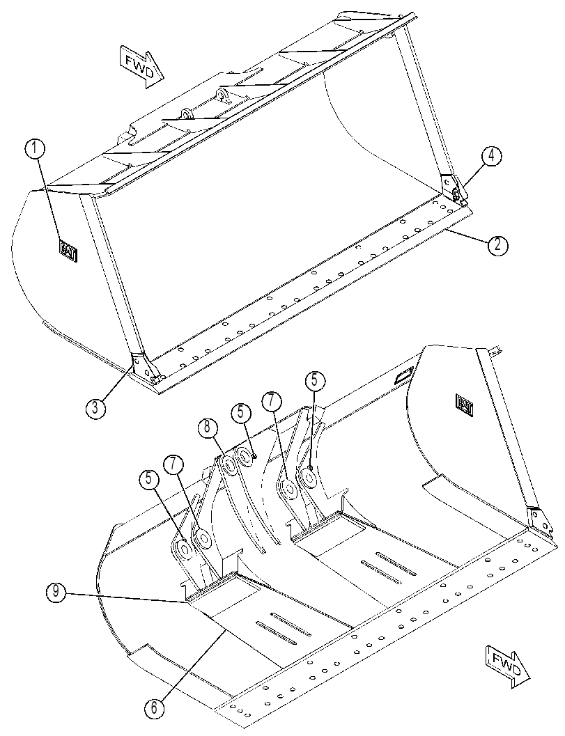 BUCKET AS-COAL 2160282 CAT