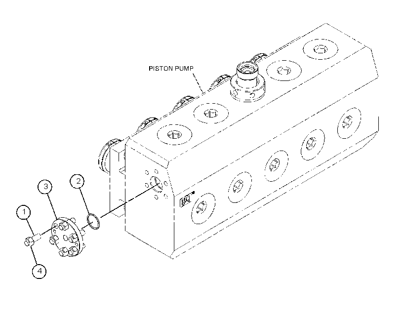 FLANGE & MOUNTING GP 4350173 CAT