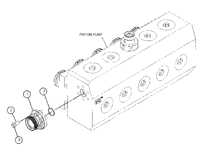 FLANGE & MOUNTING GP 4350174 CAT
