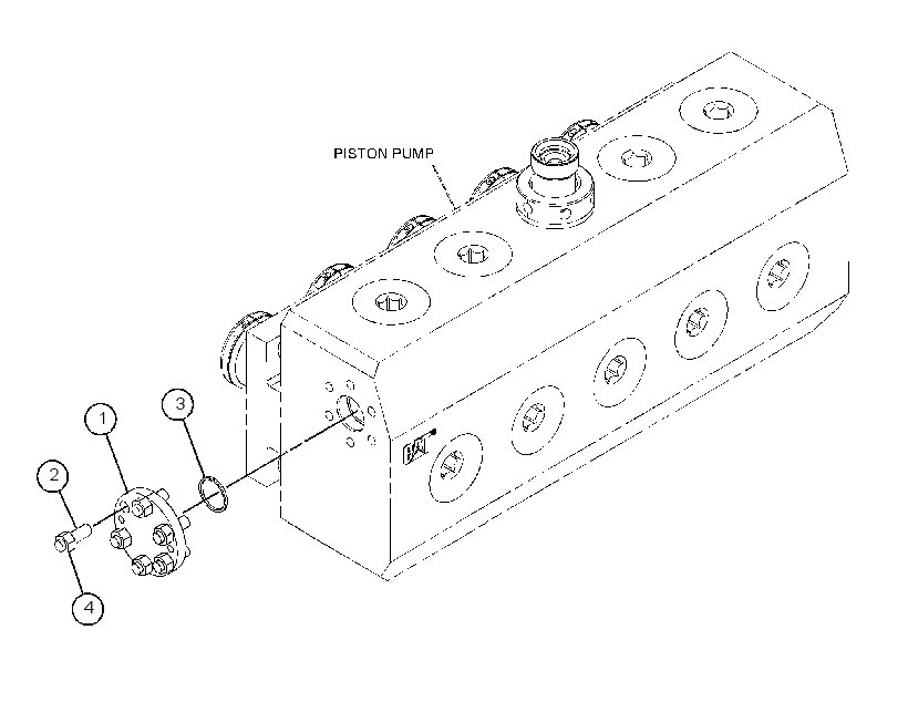 FLANGE & MOUNTING GP 4506585 CAT