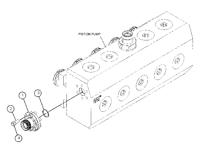 FLANGE & MOUNTING GP 4506586 CAT