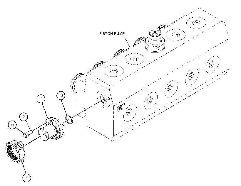 FLANGE & MOUNTING GP 4506587 CAT