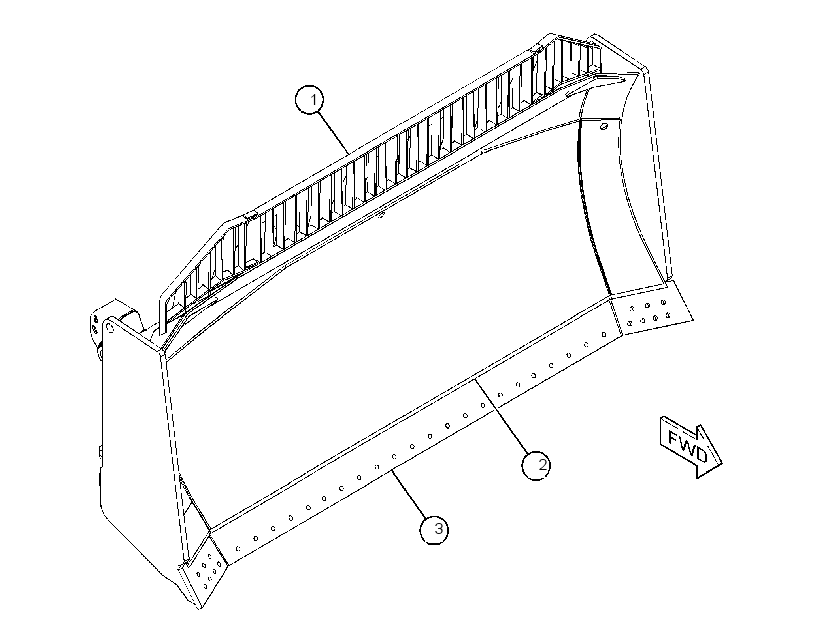 BLADE AS-SEMI-UNIVERSAL 3892103 CAT