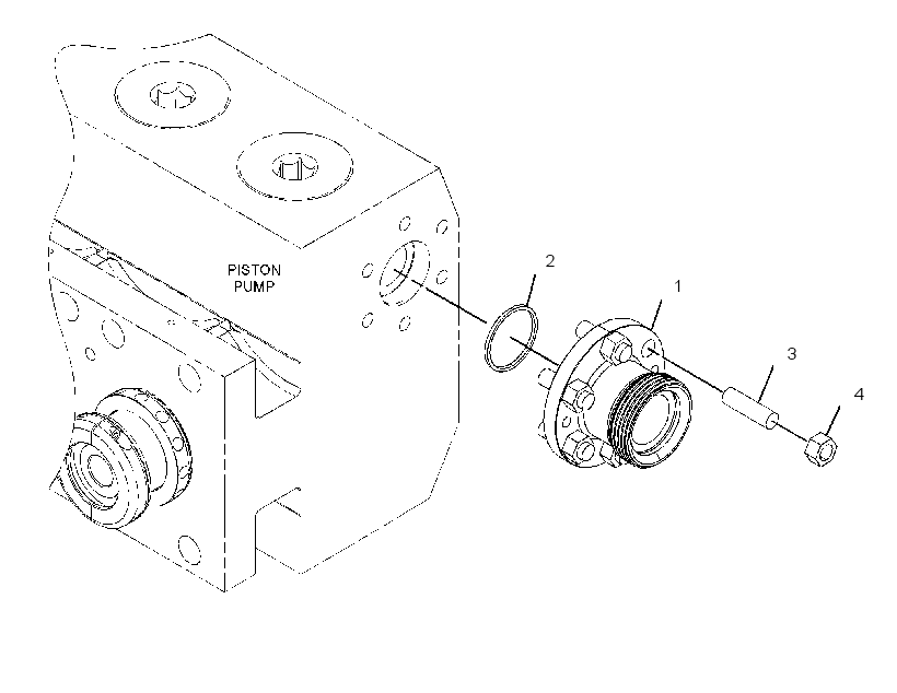 FLANGE & MOUNTING GP 4350176 CAT