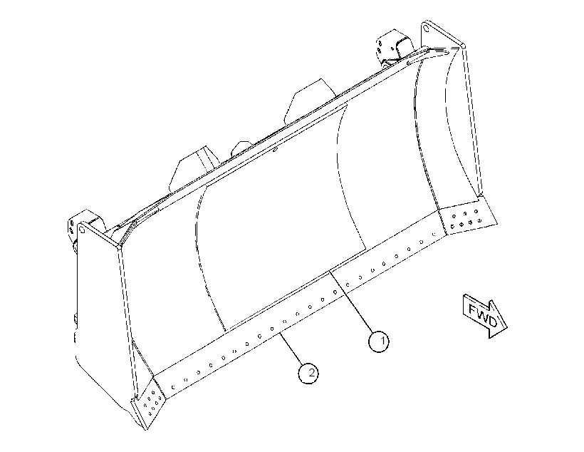 BLADE AS-SEMI-UNIVERSAL 3892105 CAT
