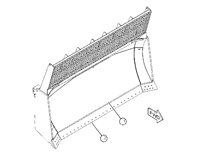BLADE AS-SEMI-UNIVERSAL 3892106 CAT