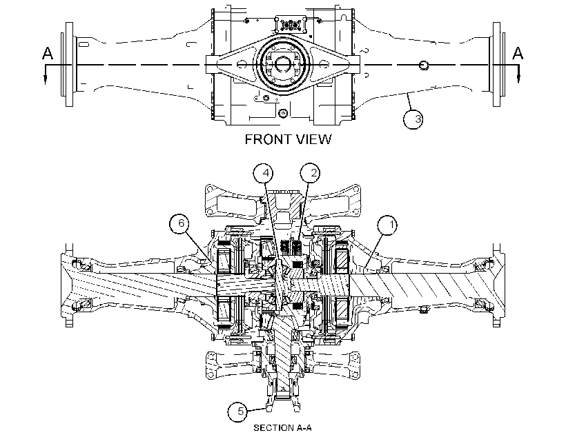 AXLE GP-OSCILLATING 3593095 CAT