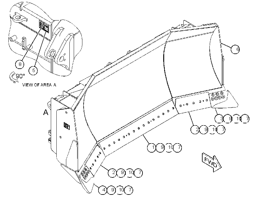 BLADE GP-UNIVERSAL 4362724 CAT