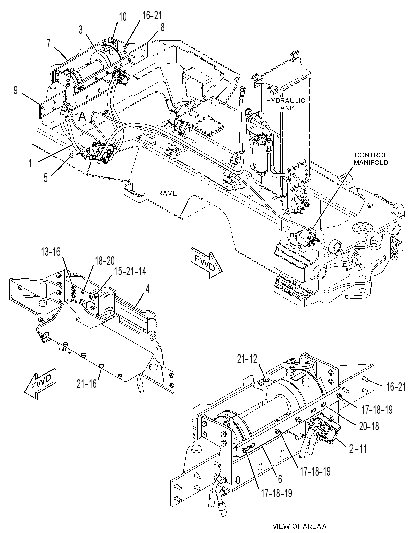 WINCH AR 3644793 CAT
