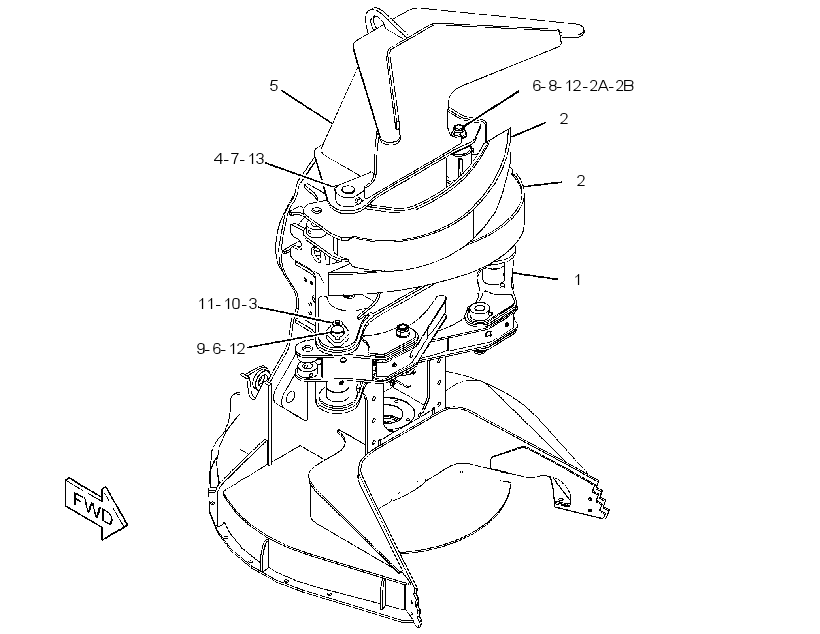 FRAME GP-FELLING HEAD 3352005 CAT