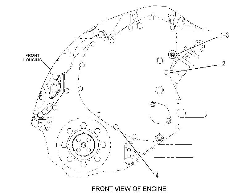 FASTENER GP-FRONT COVER 4368624 CAT