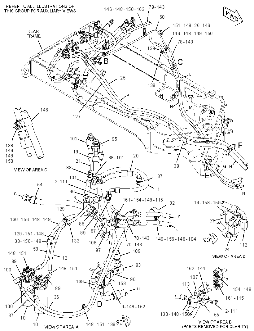 LINES GP-ALL WHEEL DRIVE 3438225 CAT