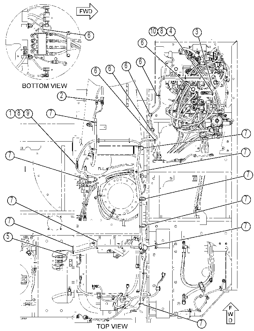 WIRING GP-AUXILIARY CONTROL 4218387 CAT