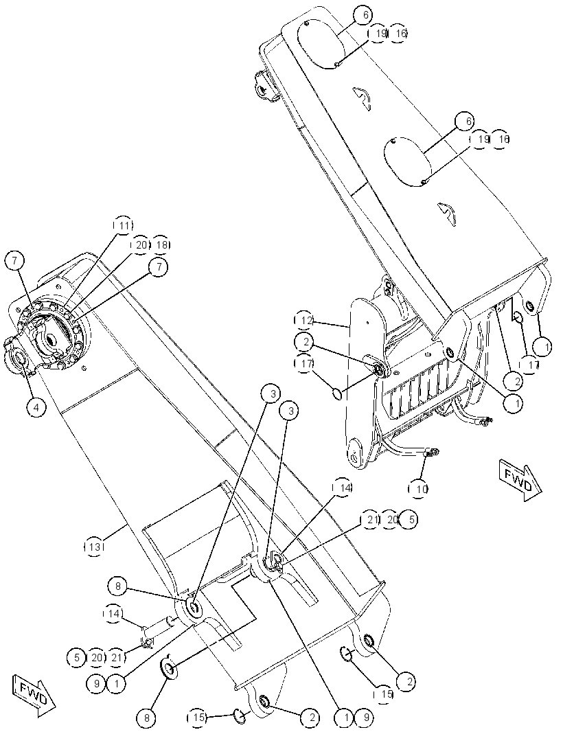FRAME GP-GRAPPLE 3855010 CAT