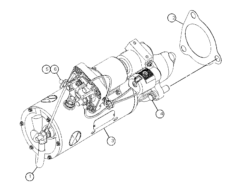STARTING MOTOR & MTG GP-ELEC 3245320 CAT