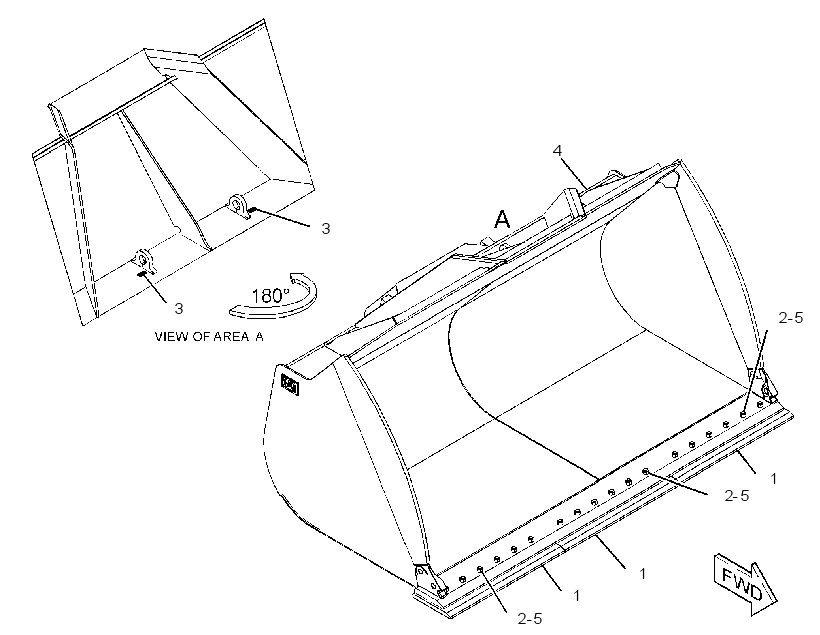 BUCKET GP-COAL 4166478 CAT