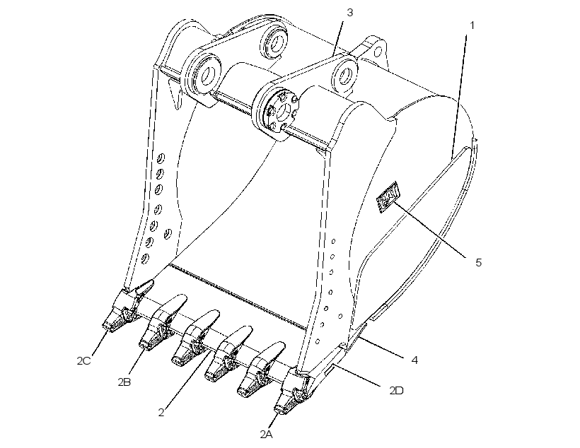 BUCKET AS-EXTREME SERVICE ROCK 2811862 CAT