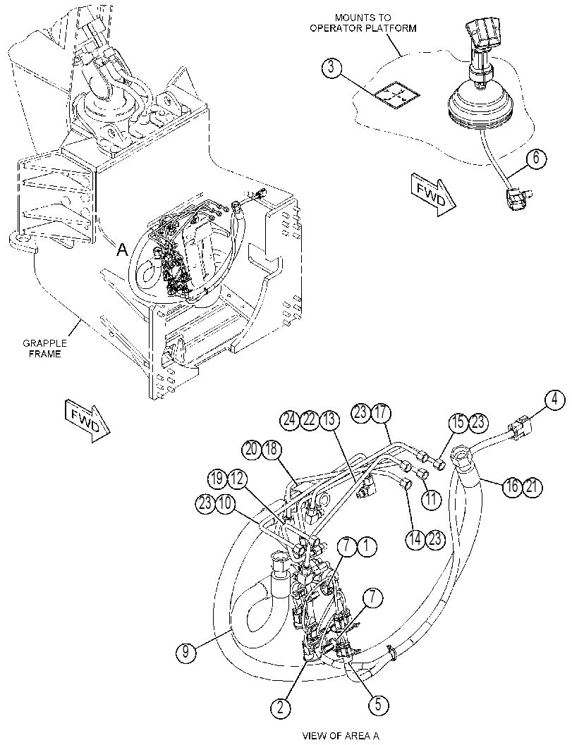 LINES GP-GRAPPLE 3821339 CAT