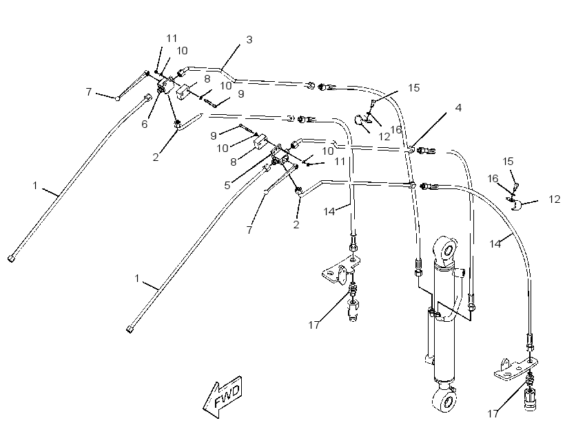 LINES GP-AUXILIARY 3972646 CAT