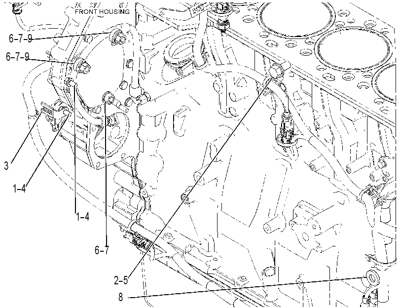 FASTENER GP-ENGINE 3669639 CAT