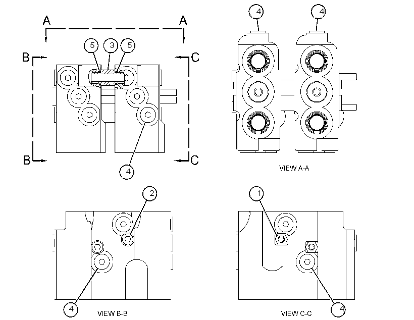 BODY GP-PILOT VALVE 3082059 CAT
