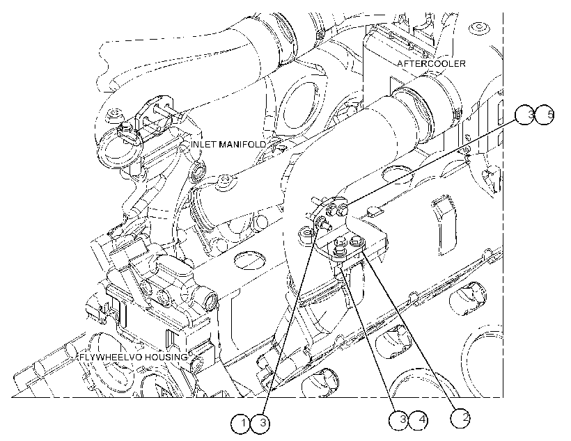 SUPPORT GP-AIR INLET 4365831 CAT