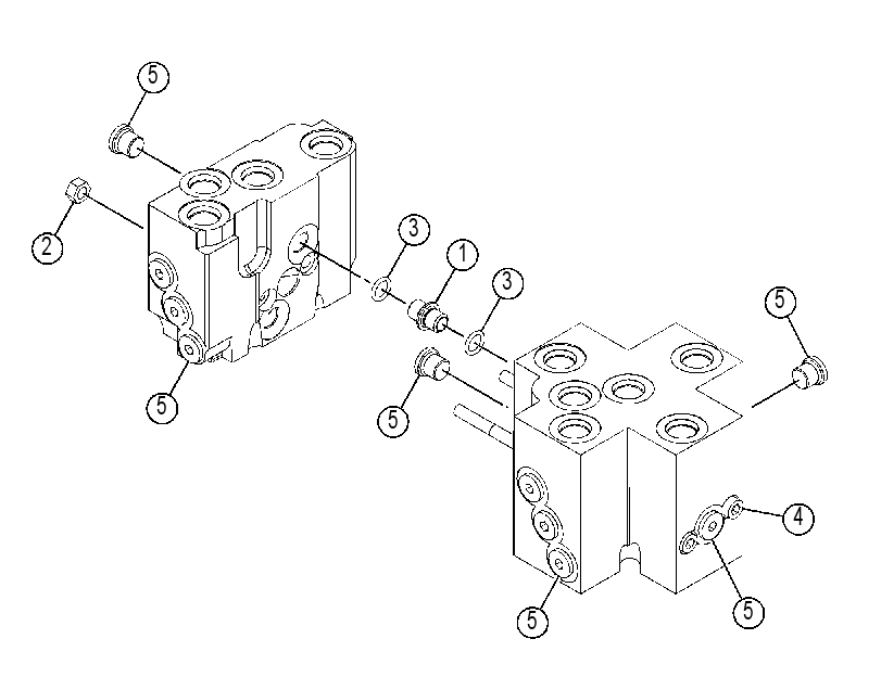 BODY GP-PILOT VALVE 3082058 CAT