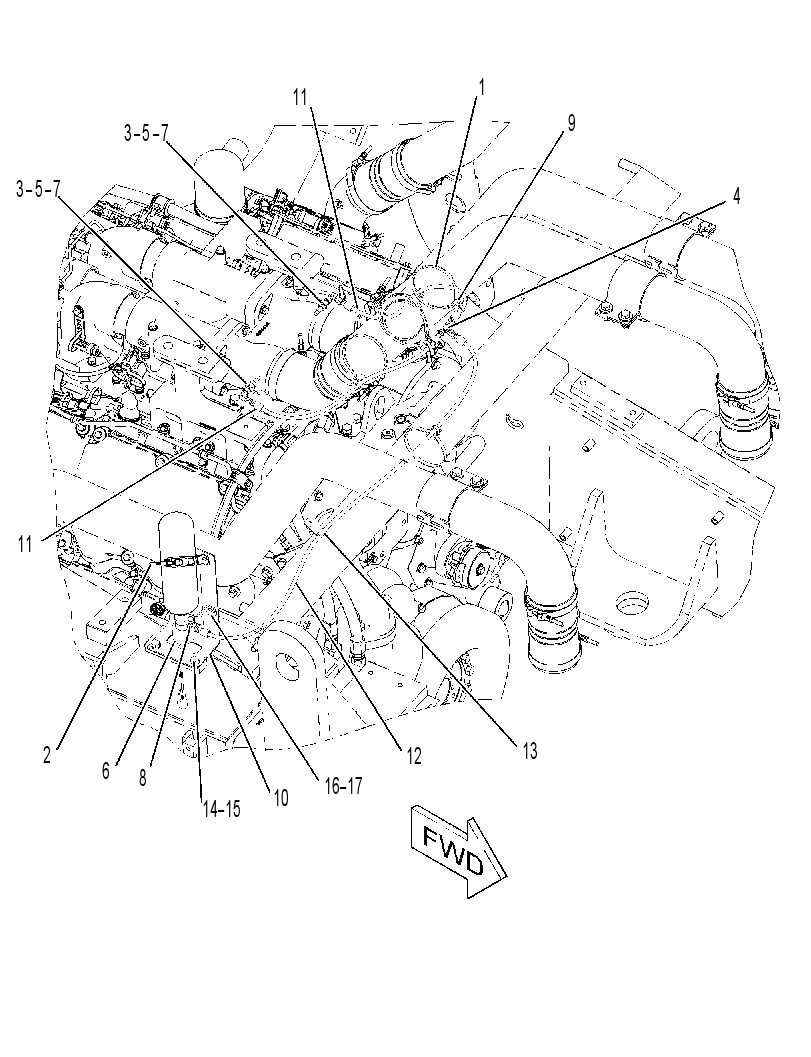 Система облегчения пуска (эфирная) 3572958 CAT