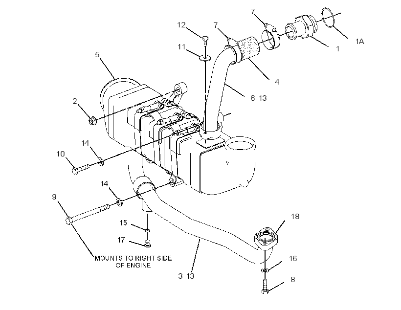 COOLER GP-CLEAN GAS INDUCTION 2648213 CAT