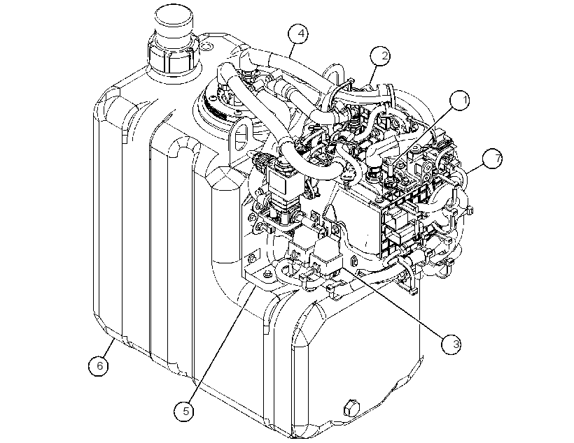 Модуль AdBlue (компоновка) 3996080 CAT
