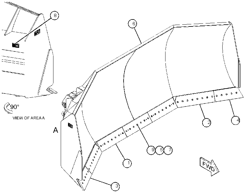 BLADE GP-UNIVERSAL 4151796 CAT