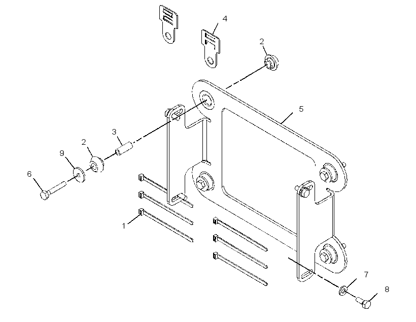 MOUNTING GP-MONITOR 3890332 CAT