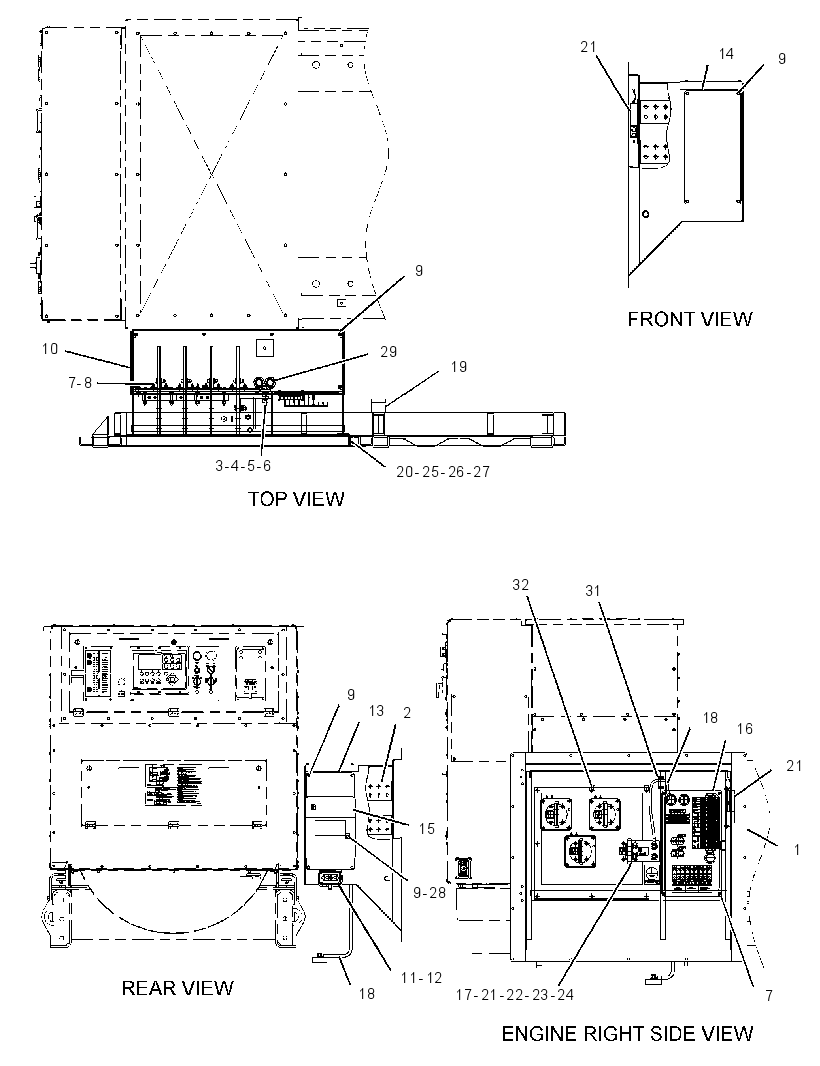 INSTALLATION AR-GENSET 4195374 CAT