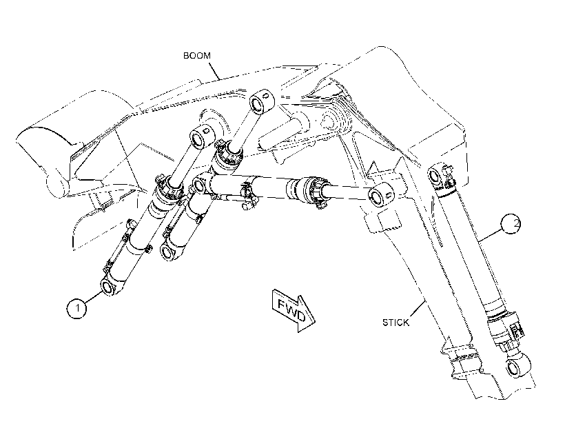 CYLINDER AR-HYDRAULIC 4408268 CAT