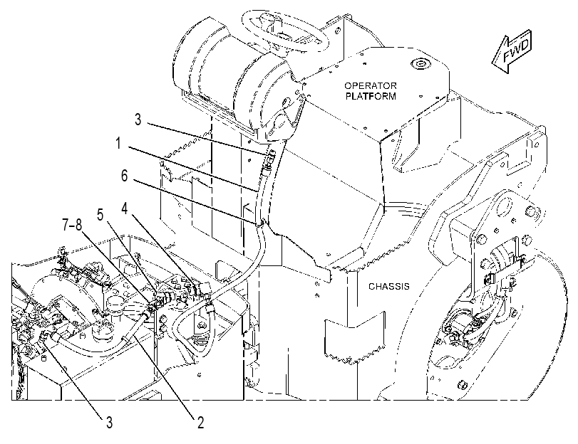 LINES GP-HYDRAULIC FILTER 3642389 CAT