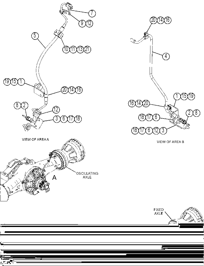 WIRING GP-AXLE TEMPERATURE 3641650 CAT