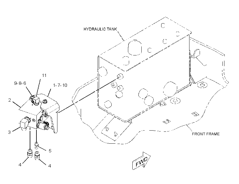 VALVE & MTG GP-FLOW DIVIDER 3615808 CAT