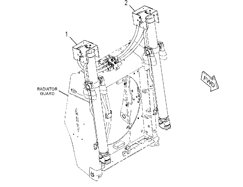 CYLINDER & LINES GP-LIFT 4196993 CAT