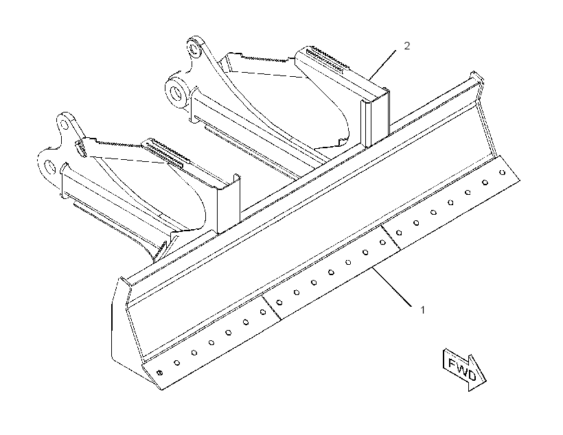 BLADE GP-DECKING 3855006 CAT