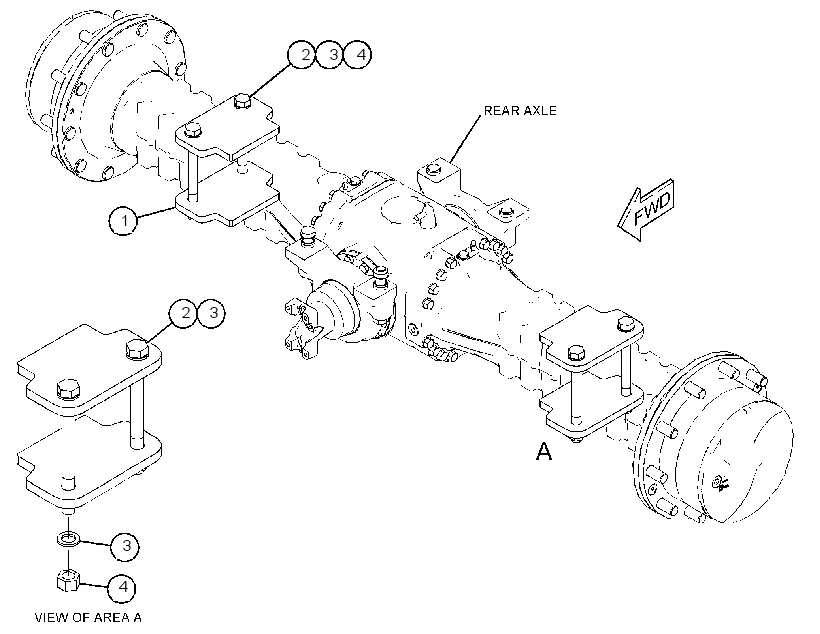STOP GP-AXLE OSCILLATION 4193509 CAT