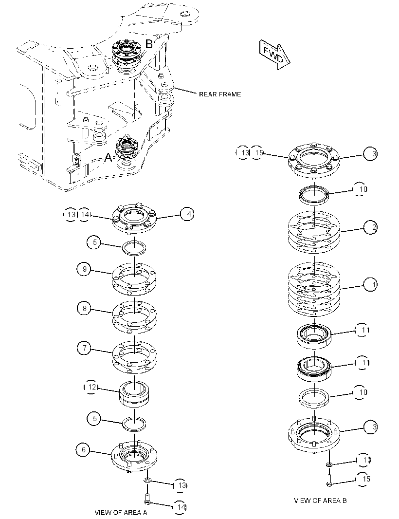 Сцепка шарнирная 3875796 CAT