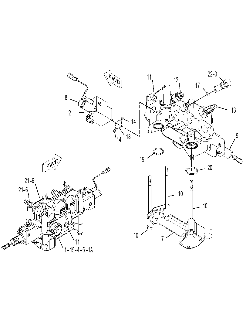 VALVE GP-HOIST CONTROL 1740018 CAT