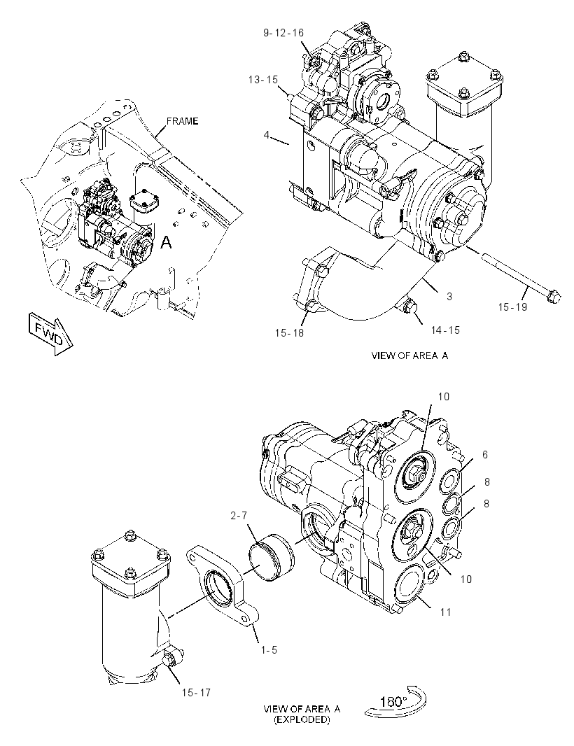PUMP & MTG GP-POWER TRAIN 4196947 CAT