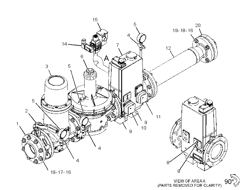 VALVE GP-GAS CONTROL 3909002 CAT