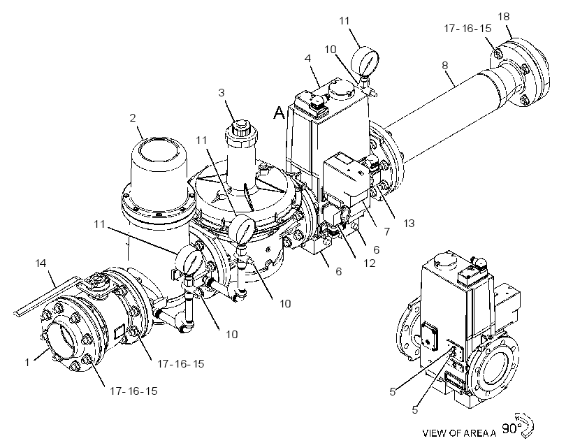 VALVE GP-GAS CONTROL 3908999 CAT