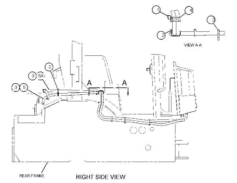 Трубопроводы отопителя 3980743 CAT
