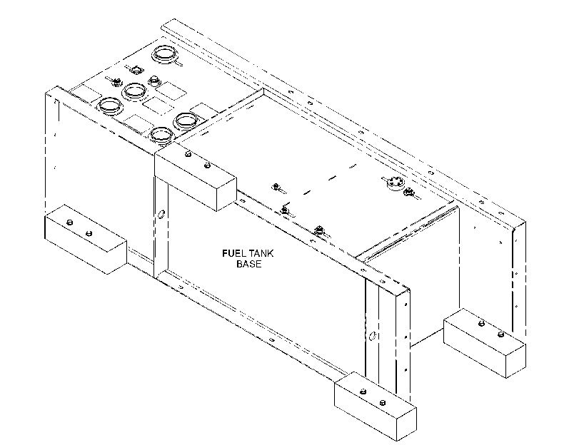 MOUNTING GP-GENERATOR BASE 4181867 CAT