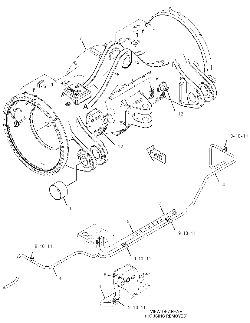 HOUSING GP-REAR AXLE 3108651 CAT