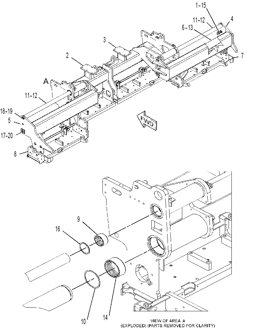 FRAME GP-SCREED 4176620 CAT