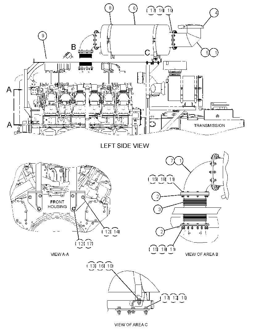 MUFFLER & MOUNTING GP 3883916 CAT